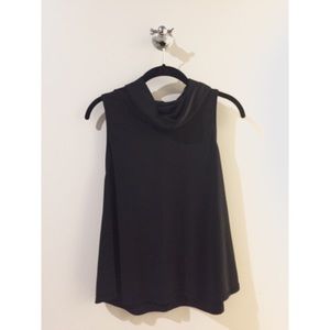 Sleeveless Cowl Neck Top with Open Back